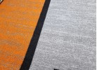 Мокетен килим ERIKA 8010 grey/orange